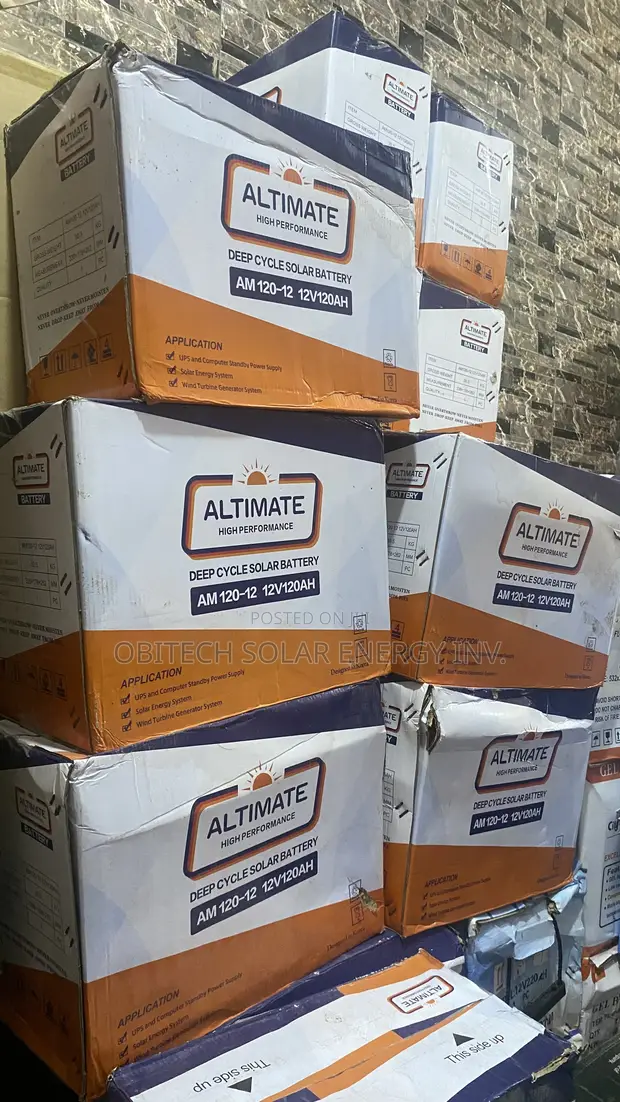 120Ah Deep Cycle Solar Battery - 1