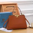 Tory Burch Classic Multicolor Leather Handbag - 3