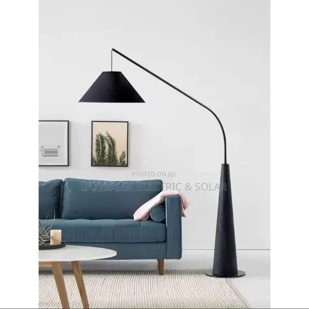 Modern Creative Minimalist Walnut Fishing Floor Lamp - 1