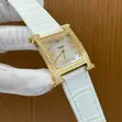 Hermes Quality Luxury Ladies Genuine Leather Wristwatch - 1