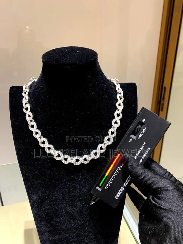 VVS Moissanite Infinity Necklace - 1