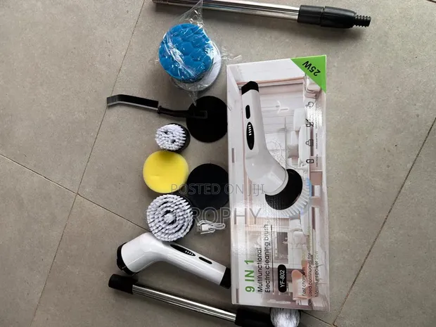 9-in-1 Multi-Purpose Electric Spin Scrubber - 1