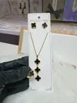 VCA-Inspired 3-Step Jewelry Set - Necklace, Earrings, Ring - 1