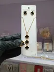 VCA-Inspired 3-Step Jewelry Set - Necklace, Earrings, Ring - 2