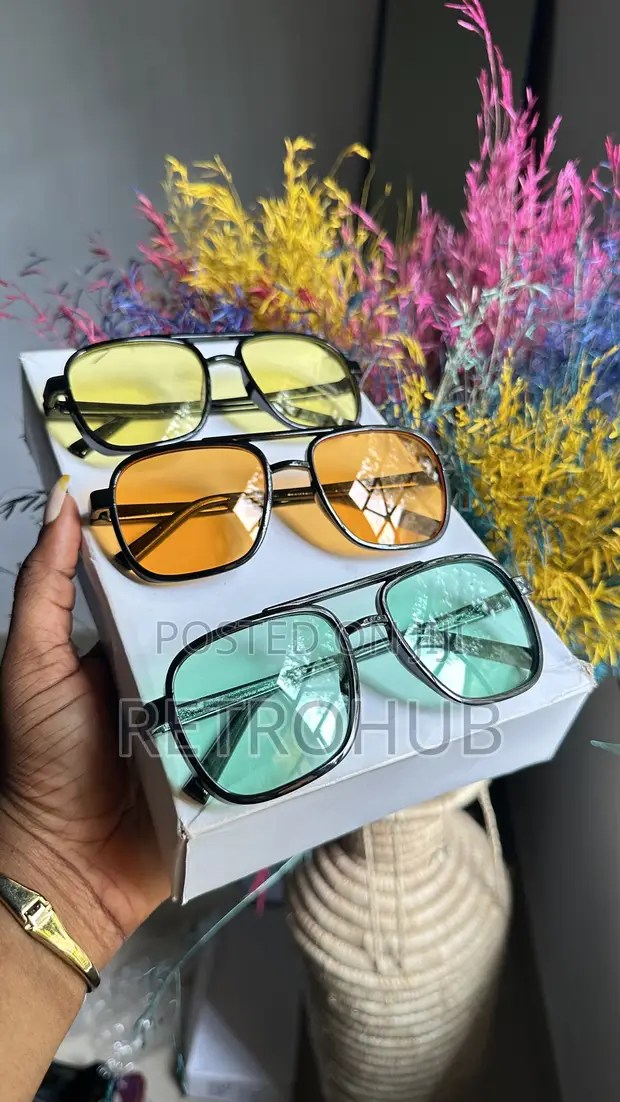 Unisex Retro Blue Light Blocking Sunglasses - 1
