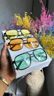 Unisex Retro Blue Light Blocking Sunglasses - 1