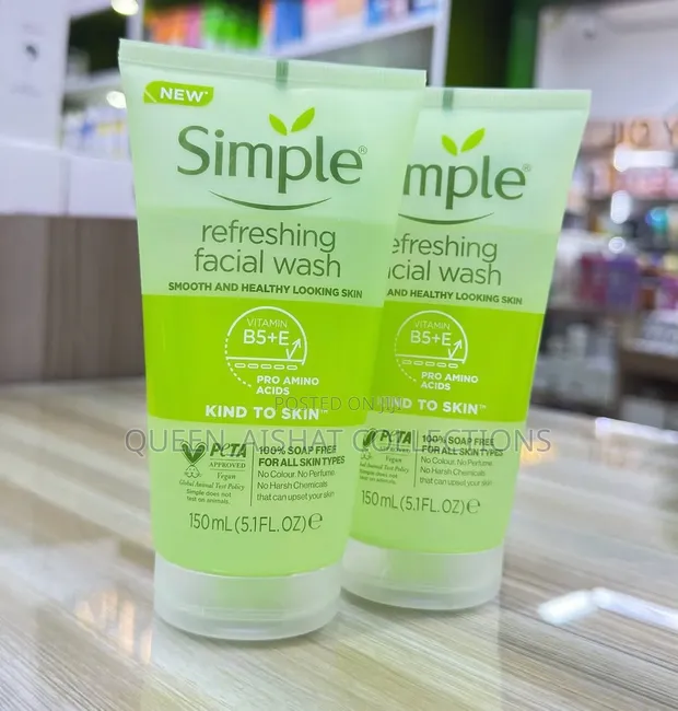 Simple Refreshing Facial Wash - 1