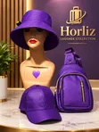 Backpack, Side Bag, Hat & Face Cap Combo - 3