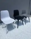 Kujerun Dining/Accent Na Filastik Marasa Hannu (Saitin 4) - 1