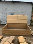 Luxury Bed Set Furniture with LED Lights - 4
