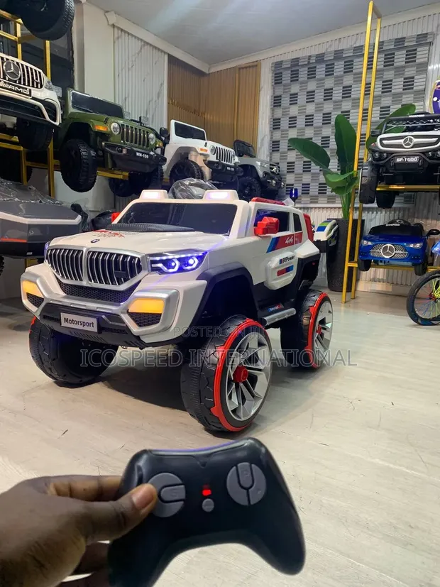 BMW Electric Ride-On Jeep Wrangler ga Yara (Shekaru 1-10) tare da Remote - 1