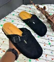 Brand New Birkenstock Suede Slides Frank - 3