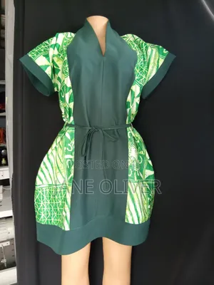 Women's Kampala Gown - Green, Size L