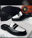 Prada Men's Half Shoes - White/Black - 1