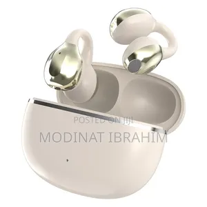 Ows Ear Clip Bluetooth Headset - Beige