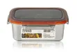 3-in-1 Stainless Steel Food Storage Container Set (850ml/1.1L/2.5L) - 1