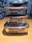 3-in-1 Stainless Steel Food Storage Container Set (850ml/1.1L/2.5L) - 3
