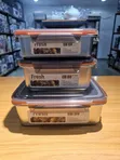 3-in-1 Stainless Steel Food Storage Container Set (850ml/1.1L/2.5L) - 4