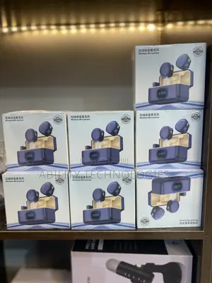 Magnetic Round Wireless Microphone for Content Creation