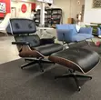 Eames-Style Lounge Chair da Ottoman - Baki Leather - 2