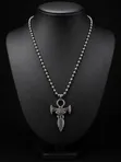 Stainless Steel Necklace - Eye & Dagger / Ship's Wheel - 2
