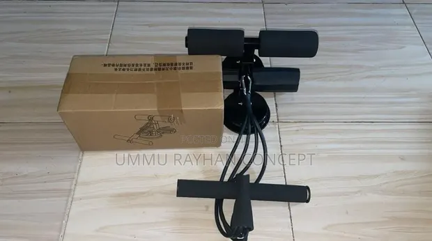 Bodygym Suction Sit Up Bar with Resistance Rope - 1