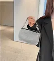 Crystal Fancy Bag - Silver - 1