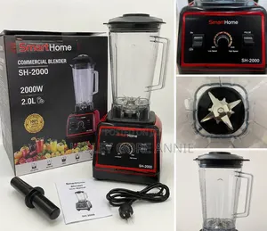 Smart Home 2000W Commercial Blender - 2L Heavy Duty