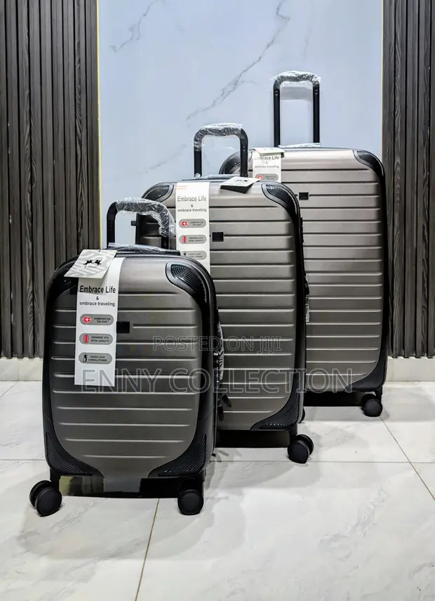 Paris Tourista Glossy Anti-Scratch Luggage Set - 1