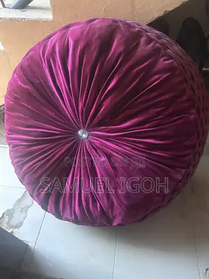 Round Floor Pouf - Used