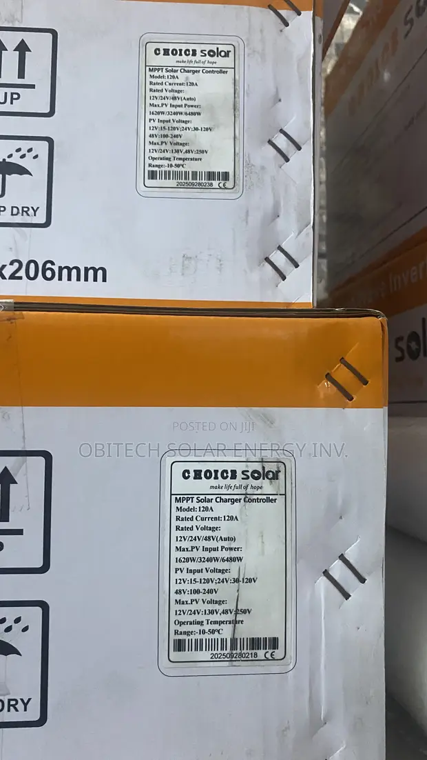 120A MPPT Solar Charge Controller - 1