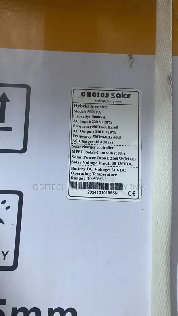 5kva Non-Hybrid Solar Inverter - 1