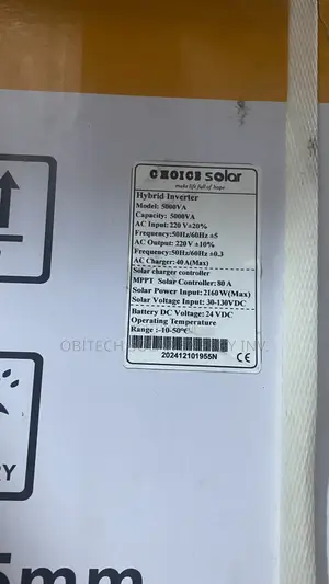 5kva Non-Hybrid Solar Inverter