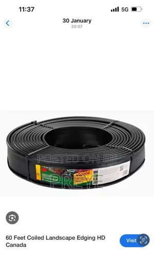 ACE Brand Durable Imported Garden Edge - Black