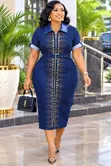 Angelo Galasso Women's Denim Dress - 4