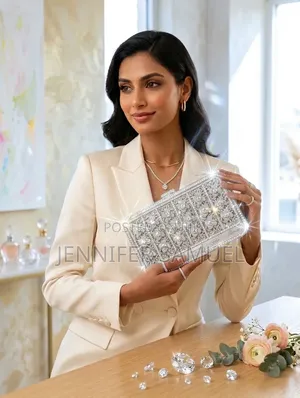 Elegant Silver Clutch Purse