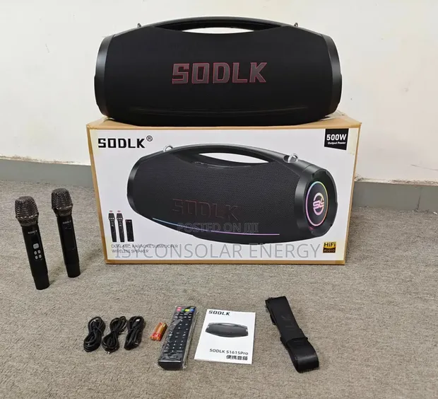 Sodlx 500W Mai Tsananan Sauti Mara Igiyar Waya - 1