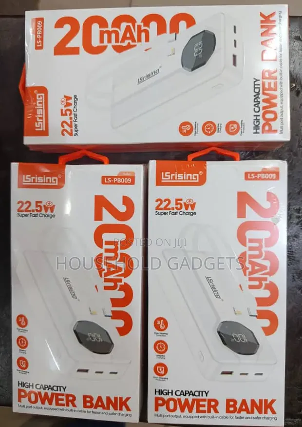 LS-Rising 20,000mAh 22.5W Fast Charge Power Bank - 1