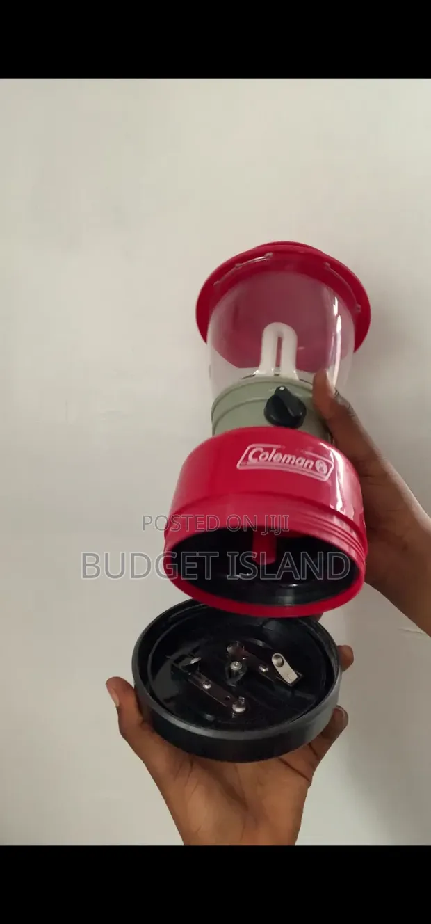 Coleman Classic Twin U-Tube Battery Powered Camping Lantern - Red - 1