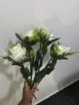 5 Bridesmaids Single Rose Bouquets (Artificial) - 2