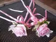 5 Bridesmaids Single Rose Bouquets (Artificial) - 3