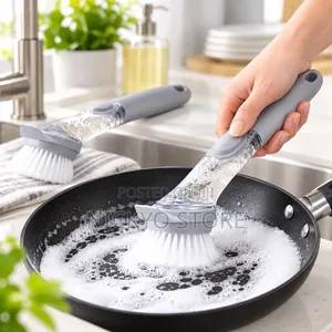 2-in-1 Soap Dispensing Kitchen Cleaning Brush