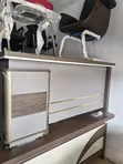 Modern Executive Office Desk with 3-Drawer Cabinet (1.4m) - 1