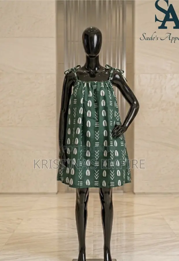 African Print Dress - Flowy & Classy - 1