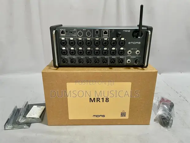 Midas MR18 18-Channel Digital Mixer with Preamp & WiFi - 1