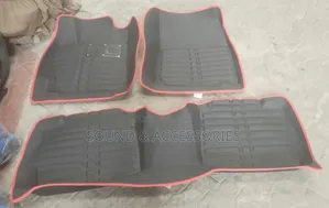 Toyota Camry 2007-2015 3D Floor Mats - Black with Red Tip