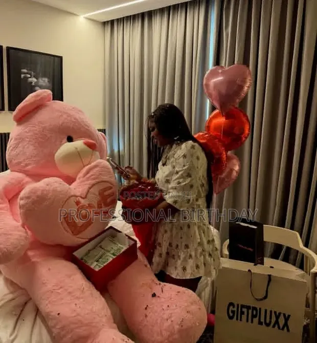Pink Giant Teddy Bear - 5.5ft - 1