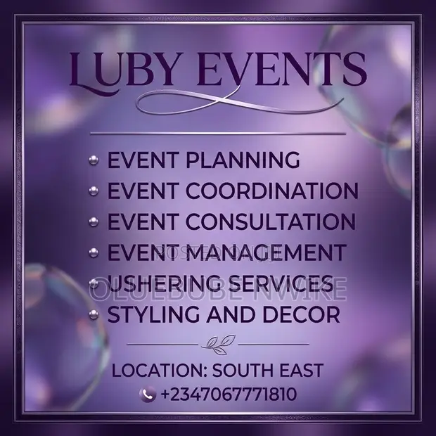 Luby Events & Ushering Agency - Professional Event Planning - 1