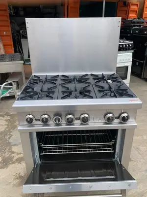 Industrial Gas Cooker with Oven - Heavy Duty Commercial