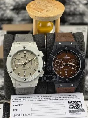 Hublot Watch - Men's Leather Strap
